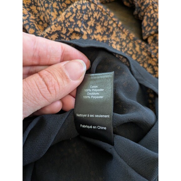 Astr the Label Fairfield Square Neck Crop Top Peasant Prairie Boho Puff Sleeve M - Picture 9 of 11